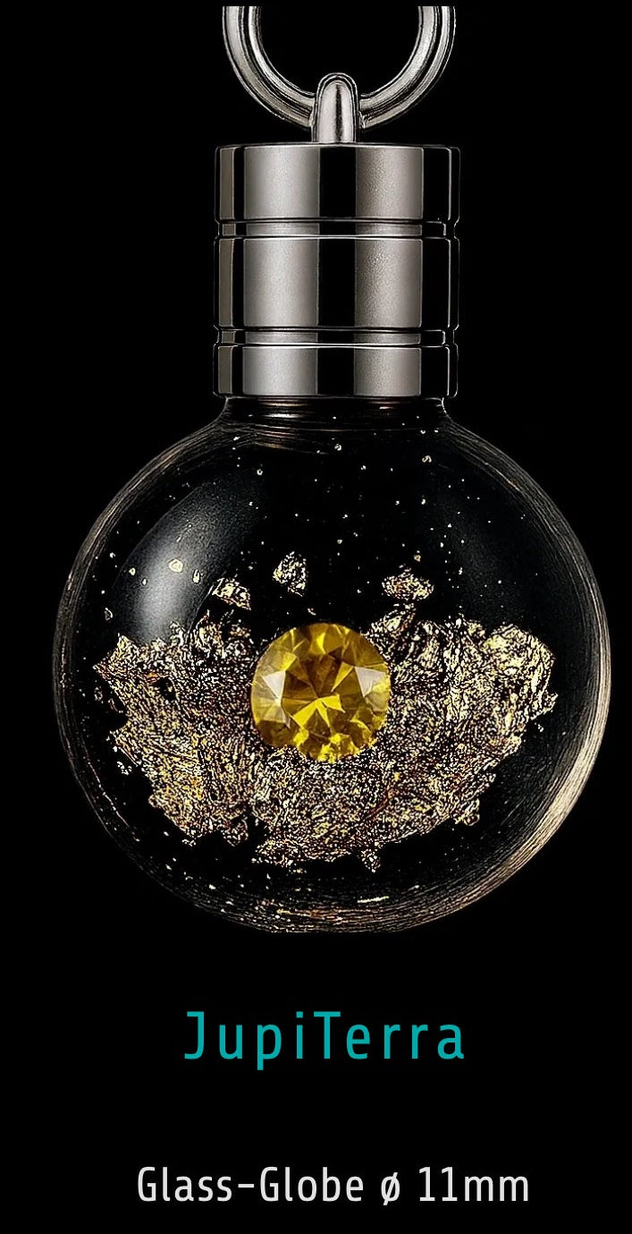 JupiTerra Halsketten Juwel | Gesegneter Saphir Schmuck – MIRRORICLES®