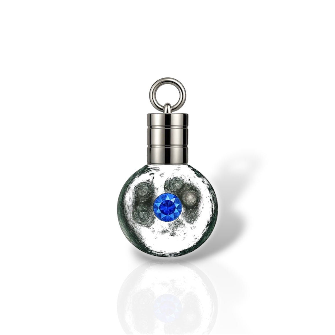 SaturNova Halsketten Juwel | Gesegneter Saphir Schmuck – MIRRORICLES®
