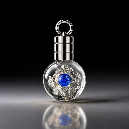 SaturNova Pendant - Sapphire 